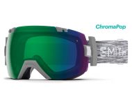 Smith I/OX Cloudgrey 2 écrans ChromaPop Everyday Green Mirror & ChromaPop Storm Yellow Flash