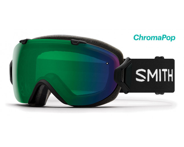 Smith I/OS Black 2 écrans ChromaPop Everyday Green Mirror & ChromaPop Storm Yellow Flash