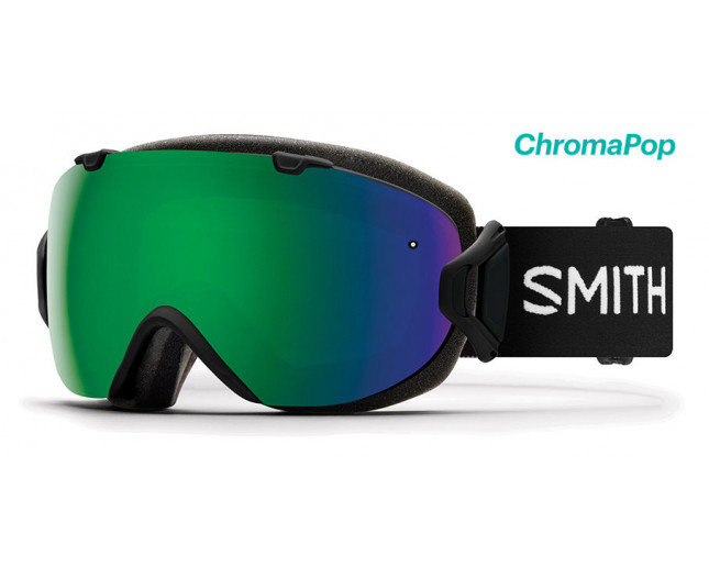 Smith I/OS Black 2 écrans ChromaPop Sun Green Mirror & ChromaPop Storm Rose Flash