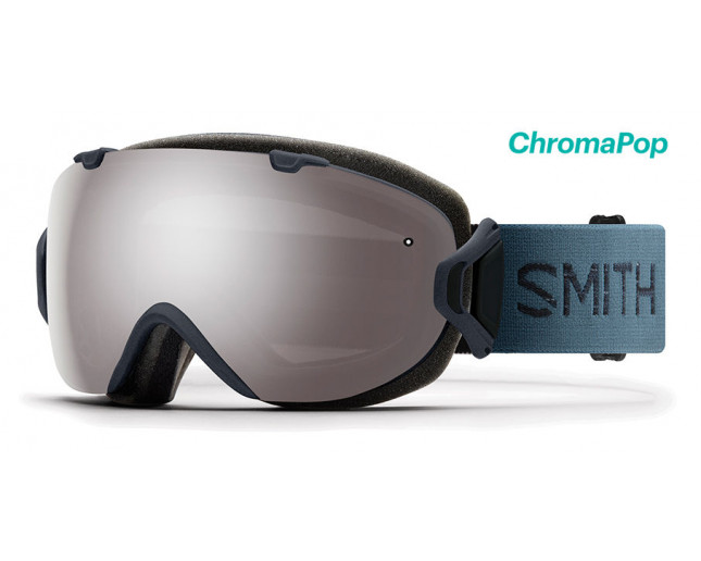 Smith I/OS Petrol 2 écrans ChromaPop Sun Platinium Mirror & ChromaPop Storm Rose Flash