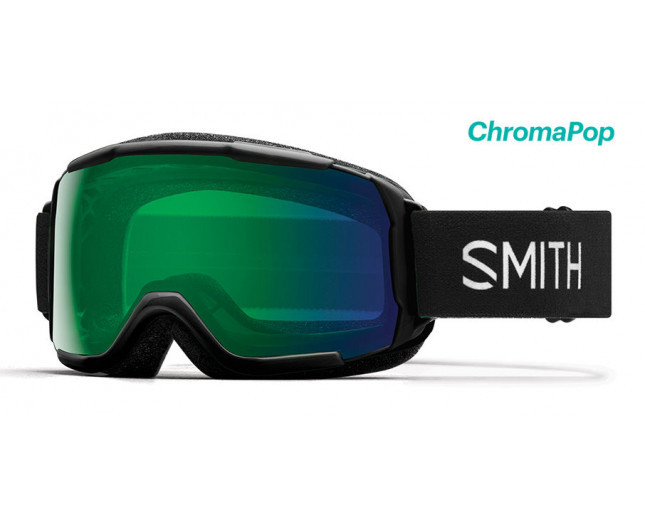 Smith Grom Black ChromaPop Everyday Green Mirror