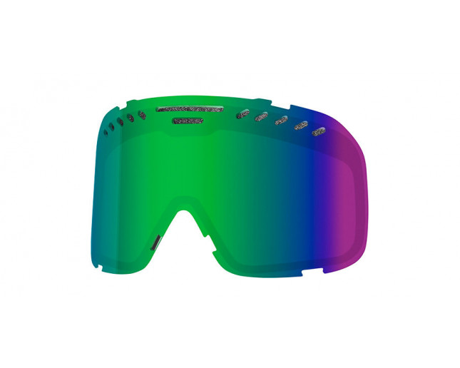 Smith Ecran Masque de Ski Project Green Sol-X Mirror AF