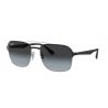 Ray Ban RB3570 Silver top  black-Dark Gradient Grey