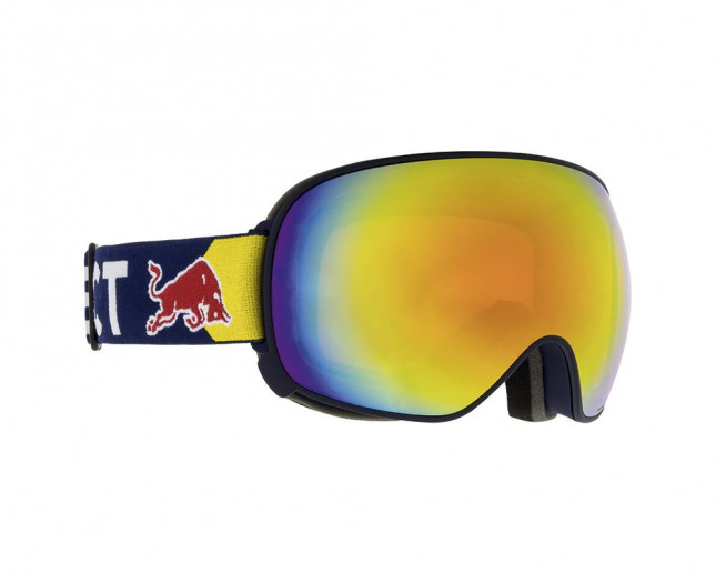 Red Bull Masque de Ski Spect Magnetron Spherique Classic Dark Blue 2 écrans  Red Snow et Orange - MAGNETRON-007 - Ski Goggles - I