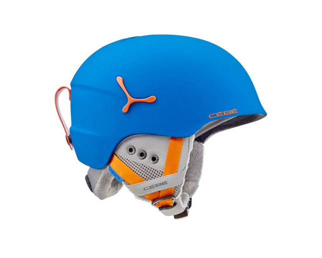 Cébé Casque de Ski Junior Deluxe Matte Blue Orange