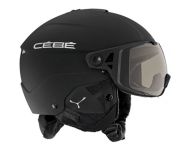 Cébé Casque de Ski Element Visor Matt Black Silver Visière NXT Variochrom Perfo