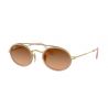 Ray-Ban Caravan Flash Lenses Gold Light Grey Gradient Dark Grey 