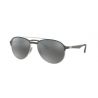 Ray-Ban RB3606 Silver On Top Matte Grey Grey Mirror Silver