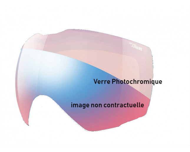 Julbo Ecran masque de Ski Titan Cameleon Flash Bleu Photochromic Polarisant