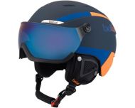 Bollé Casque de Ski à visière B-Yond Visor Navy & Orange Grey Blue Visor cat3