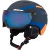 Bollé Casque de Ski à visière B-Yond Visor Navy & Orange Grey Blue Visor cat3