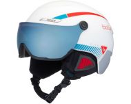 Bollé Casque de Ski à visière B-Yond Visor White Silver Amber Blue Visor cat2