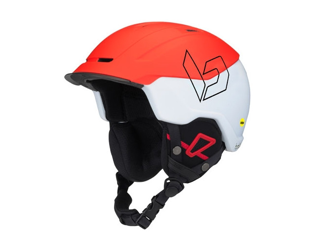 Bollé Casque de Ski Instinct MIPS Matte White Red