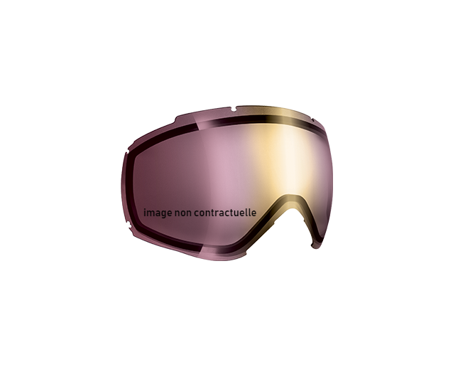 Cébé Ecran de Masque de ski Striker M Dark Rose Flash Gold