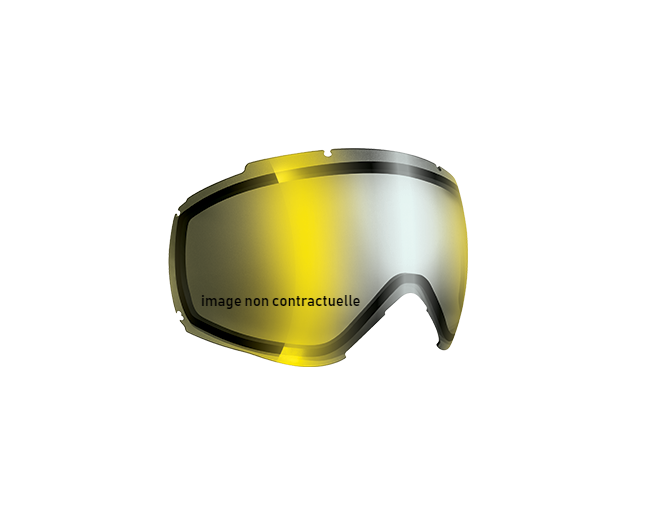 Cébé Visière de Remplacement Yellow Flash Mirror Casque de Ski Cébé Visor