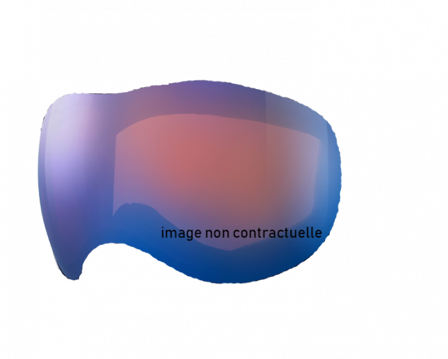 Julbo Ecran masque de Ski Quantum Orange Flash Bleu