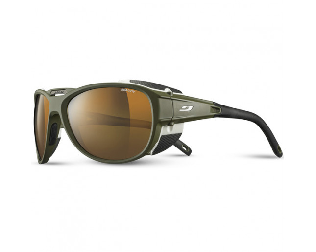 Julbo Explorer 2.0 Kaki REACTIV High Mountain 2 4 J4975045 Lunettes de soleil IceOptic