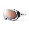 Julbo Masque de Ski Jupiter OTG Blanc Orange Flash Argent