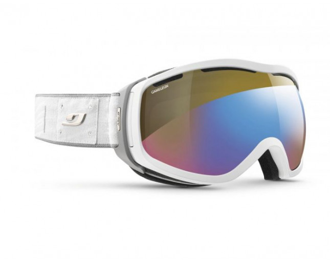 Julbo Masque de Ski Elara OTG Blanc/Gris Cameleon Flash Bleu