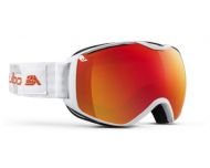 Julbo Masque de Ski Quantum Blanc/Orange Ecran Orange Multilayer Fire