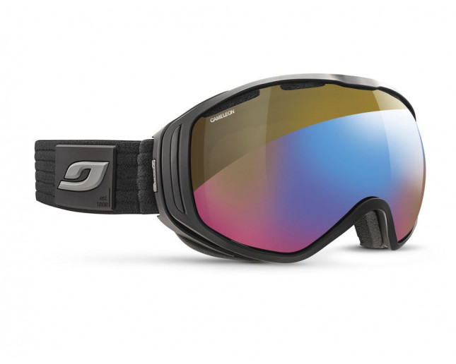 Julbo Titan Noir/Gris Rubber Cameleon Flash Bleu