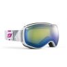 Julbo Masque de Ski Ventilate Blanc/Bleu/Rose Ecran Jaune Flash Bleu