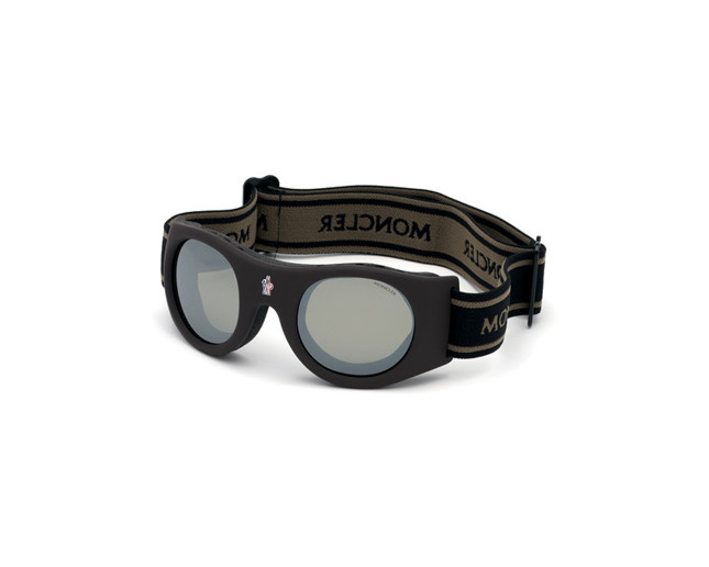 Moncler ML0051 Masque Brown Grey Mirror