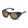 Moncler ML0046 Matt Black Brown Mirror