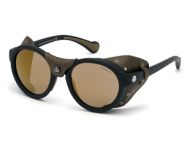 Moncler ML0046 Matt Black Brown Mirror