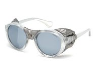 Moncler ML0046 Crystal White Grey Smoke Polarized