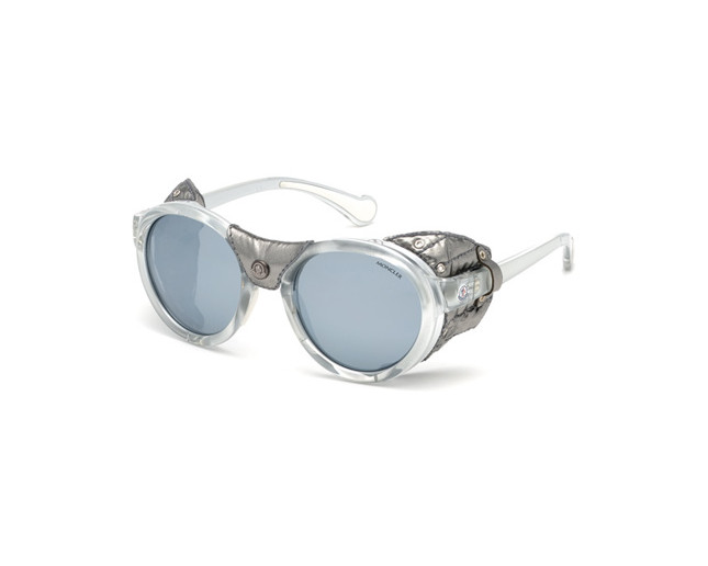 Moncler ML0046 Crystal White Grey Smoke