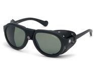 Moncler ML0090 Matt Black Green Smoke