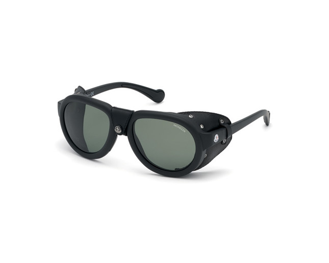 Moncler ML0046 Matt Black White Grey Smoke