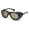 Moncler ML0090 Matt Black Brown Smoke Bronze Mirror