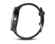 Garmin Vivoactive 3 Silver Bracelet silicone noir - 010-01769-00 - Montres  Outdoor et GPS - IceOptic