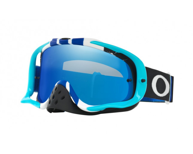 Oakley Crowbar MX Pinned Race Blue White-Ice Iridium