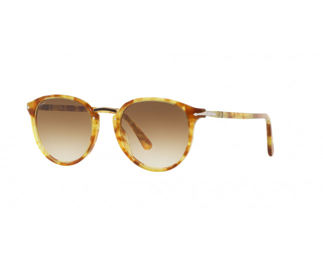 Persol 3210S Yellow Tortoise Brown Clear gradient
