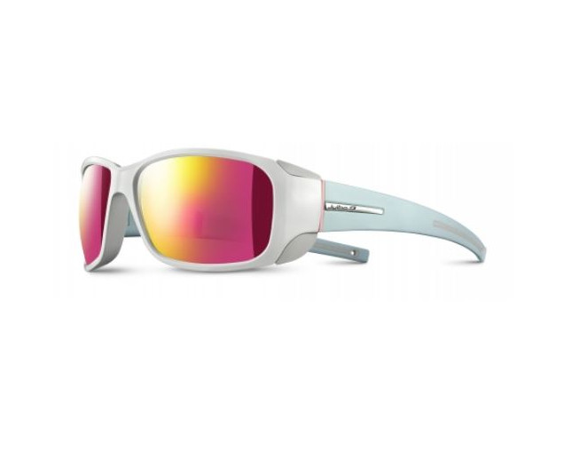 Julbo Monterosa Blanc Brillant/Bleu Menthe Mat Spectron 3CF