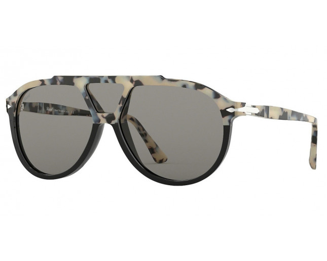 Persol 3217S Black Tortoise Grey + AR