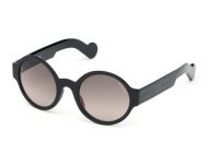 Moncler ML0097  Shiny Black Grey Smoke