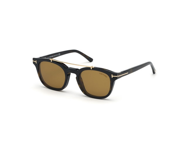 Tom Ford 5532-B Dark Havana +Clip Solaire