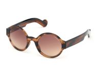 Moncler ML0097  Havana Brown Brown Mirror