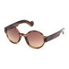 Moncler ML0097  Havana Brown Brown Mirror