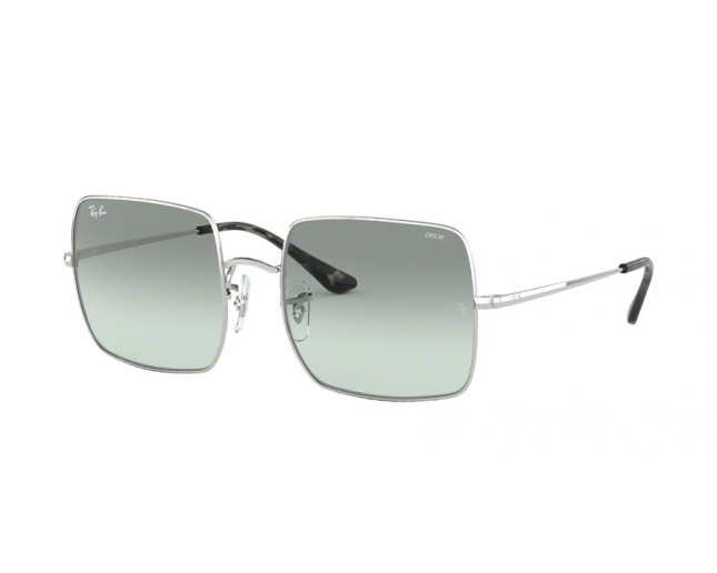 Ray-Ban Square Silver Photochromic Azure Gradient Blue