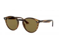 Ray-Ban RB2180 Stripped Red Havana Dark Brown