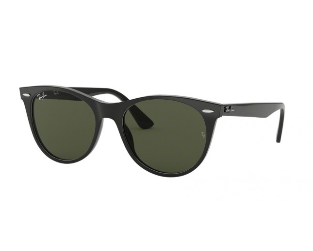 Ray-Ban Wayfarer II Black Crystal Green