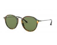 Ray Ban Round Fleck Spotted Green Havana Crytal Green