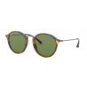 Ray Ban Round Fleck Spotted Black Havana Crytal Green