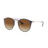 Ray-Ban RB3546 Gold Top Brown Brown Gradient