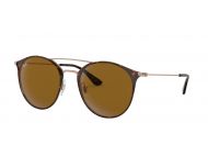 Ray-Ban RB3546 Gold Top Brown Brown Gradient